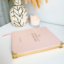 Load image into Gallery viewer, Blush and Gold Foil Luxury Wedding Planner Book with Gilded Edges
