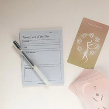 Load image into Gallery viewer, Daily Tarot Reading Pad - Morning to Evening Reflection