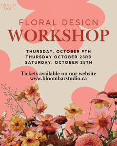 Floral Design Workshop (Multiple October Dates)