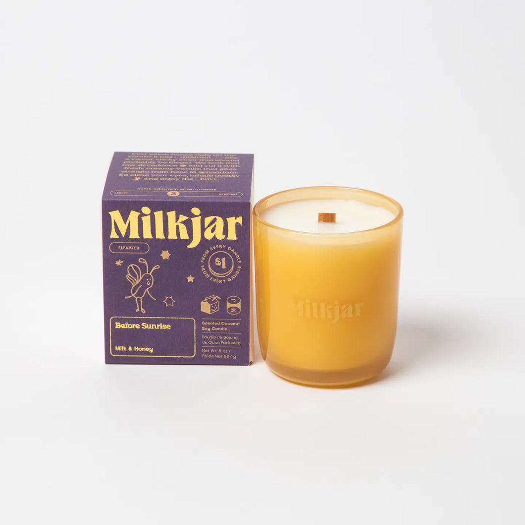 Before Sunrise - Milk & Honey Coconut Soy 8oz Candle