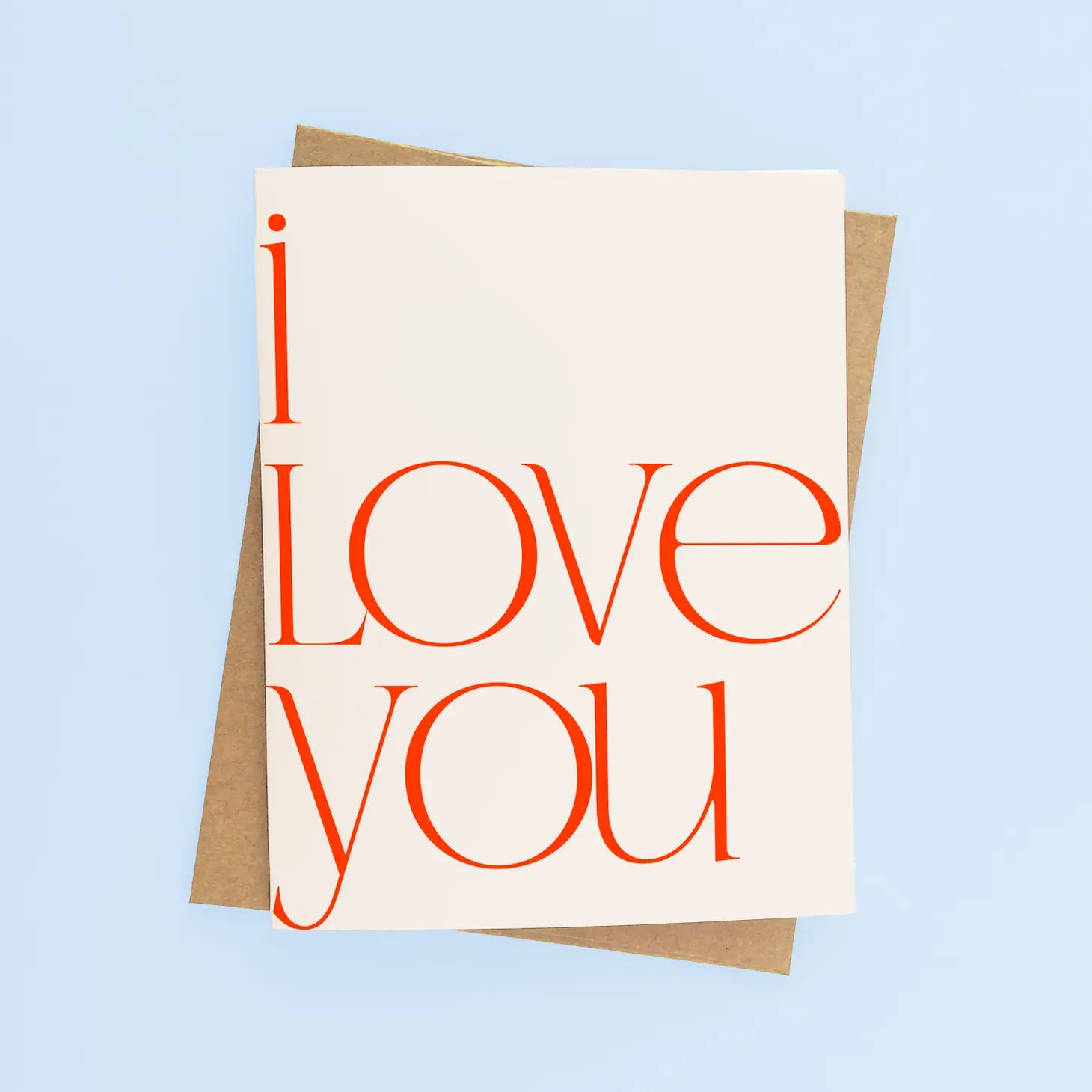 I Love You Card