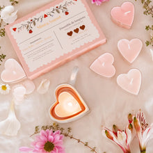 Load image into Gallery viewer, Blush Hearts - Candle Tealights
