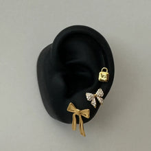 Load image into Gallery viewer, Yasmine Bow Studs (Gold)
