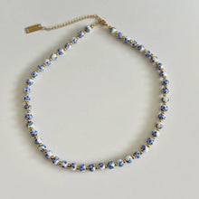 Load image into Gallery viewer, Lujain Beaded Necklace (Blue)
